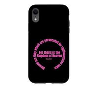 Bénis soient-Ils. Citation de la Bible Coque pour iPhone XR
