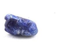 BENITOITE - Pierre Naturelle en Provenance des USA, San Benito Co. Rare Cristal Bleu Brillant 0.635 ct - Certificat d'Authenticité Inclus 6 x 3 x 3 mm Bleu G