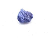 BENITOITE - Pierre Naturelle en Provenance des USA, San Benito Co. Rare Cristal Bleu, Collection Minéralogie 0.40 ct - Certificat d'Authenticité Inclus 4 x 4 x 2 mm Bleu G