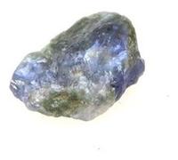 BENITOITE - Pierre Naturelle en Provenance des USA, San Benito Co. - Rare Cristal Bleu, Gemme Précieuse 0.170 ct - Certificat d'Authenticité Inclus 4 x 3 x 2 mm Bleu G