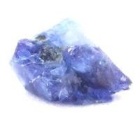 BENITOITE - Pierre Naturelle en Provenance des USA, San Benito Co. - Rare cristal bleu, pierre précieuse, collection minérale 0.510 ct - Certificat d'Authenticité Inclus 6 x 3 x 3 mm Bleu G