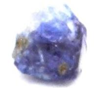 BENITOITE - Pierre Naturelle en Provenance des USA, San Benito Co. Rare cristal bleu-violet, collection minérale 0.710 ct - Certificat d'Authenticité Inclus 4 x 4 x 4 mm G