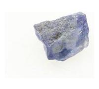 BENITOITE - Pierre Naturelle en Provenance des USA, Santa Rita Peak - Rare Cristal Bleu, Gemme Précieuse 0.140 ct - Certificat d'Authenticité Inclus 3 x 3 x 2 mm Bleu G