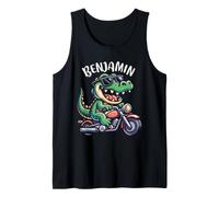 Benjamin Alligator Motif Moto pour garçon Nom Benjamin Débardeur
