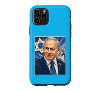 Benjamin Bibi Netanyahu Portrait Premier ministre d'Israël Coque pour iPhone 11 Pro