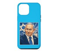 Benjamin Bibi Netanyahu Portrait Premier ministre d'Israël Coque pour iPhone 12 Pro Max