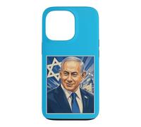 Benjamin Bibi Netanyahu Portrait Premier ministre d'Israël Coque pour iPhone 13 Pro