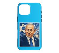Benjamin Bibi Netanyahu Portrait Premier ministre d'Israël Coque pour iPhone 16 Pro Max