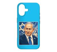 Benjamin Bibi Netanyahu Portrait Premier ministre d'Israël Coque pour iPhone 17