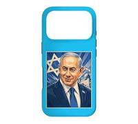 Benjamin Bibi Netanyahu Portrait Premier ministre d'Israël Coque pour iPhone 17 Pro