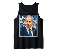 Benjamin Bibi Netanyahu Portrait Premier ministre d'Israël Débardeur