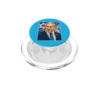 Benjamin Bibi Netanyahu Portrait Premier ministre d'Israël PopSockets PopGrip pour MagSafe