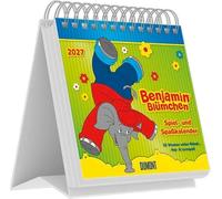 Benjamin Blümchen Spiel- und Spaßkalender 2027: 53 Wochen voller Rätsel-, Mal- & Lernspaß
