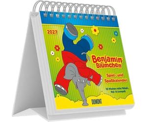 Benjamin Blümchen Spiel- und Spaßkalender 2027: 53 Wochen voller Rätsel-, Mal- & Lernspaß
