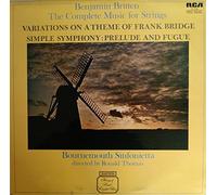 Benjamin Britten The Complete Music For Strings