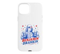 Benjamin Franklin Drankin Drankin Funny Vintage USA Beer Lovers Coque pour iPhone 15 Plus
