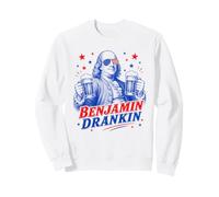 Benjamin Franklin Drankin Drankin Funny Vintage USA Beer Lovers Sweatshirt