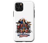 Benjamin Franklin Drummer Patriotic Rock Legend Design! Coque pour iPhone 11 Pro