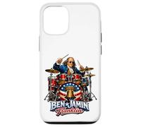 Benjamin Franklin Drummer Patriotic Rock Legend Design! Coque pour iPhone 12/12 Pro