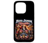 Benjamin Franklin Drummer Patriotic Rock Legend Design! Coque pour iPhone 15 Pro