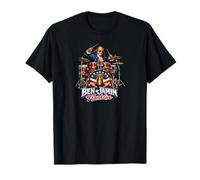 Benjamin Franklin Drummer Patriotic Rock Legend Design! T-Shirt