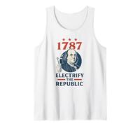 Benjamin Franklin Electrify The Republic Père fondateur Débardeur