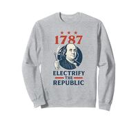 Benjamin Franklin Electrify The Republic Père fondateur Sweatshirt