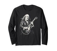 Benjamin Franklin Joue de la Guitare électrique à Bascule Humour Manche Longue