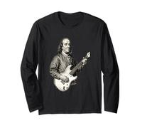 Benjamin Franklin Joue de la Guitare Manche Longue