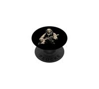 Benjamin Franklin Loup-Garou Jouant de la Guitare Alt Music Band PopSockets PopGrip Adhésif