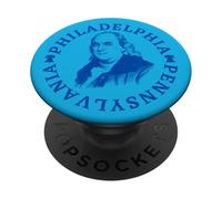 Benjamin Franklin Philadelphie Pennsylvanie Philadelphie Patriotique PopSockets PopGrip Adhésif