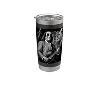 Benjamin Franklin Rock & Roll Guitar Vintage Music Lover Gobelet isotherme en acier inoxydable double paroi