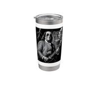 Benjamin Franklin Rock & Roll Guitar Vintage Music Lover Gobelet isotherme en acier inoxydable double paroi