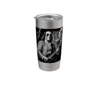 Benjamin Franklin Rock & Roll Guitar Vintage Music Lover Gobelet isotherme en acier inoxydable double paroi
