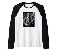 Benjamin Franklin Rock & Roll Guitar Vintage Music Lover Manche Raglan