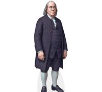 Benjamin Franklin (Shorts) Silhouette en carton Grandeur Nature