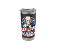 Benjamin Franklin : Une république si vous pouvez la garder Gobelet isotherme en acier inoxydable double paroi