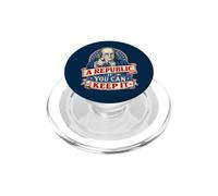 Benjamin Franklin : Une république si Vous Pouvez la Garder PopSockets PopGrip pour MagSafe
