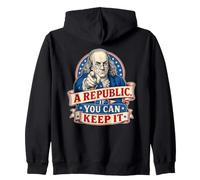Benjamin Franklin : Une république si Vous Pouvez la Garder Sweat à Capuche