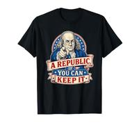 Benjamin Franklin : Une république si Vous Pouvez la Garder T-Shirt