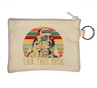 Benjamin Franklin USA 4th Tax This Dick Porte-monnaie Beige