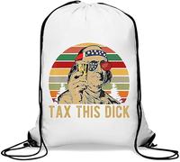 Benjamin Franklin USA Sac de gym décontracté avec cordon de serrage Blanc