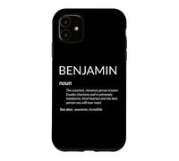 Benjamin is The Best Funny Name Definition Ben Benjamin Coque pour iPhone 11