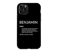 Benjamin is The Best Funny Name Definition Ben Benjamin Coque pour iPhone 11 Pro