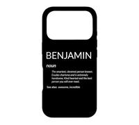 Benjamin is The Best Funny Name Definition Ben Benjamin Coque pour iPhone 17 Pro