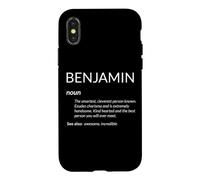 Benjamin is The Best Funny Name Definition Ben Benjamin Coque pour iPhone X/XS