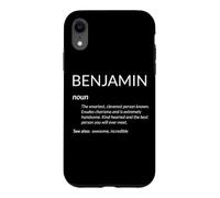 Benjamin is The Best Funny Name Definition Ben Benjamin Coque pour iPhone XR