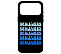 Benjamin Retro Name Stack Design Coque pour iPhone 17 Pro Max
