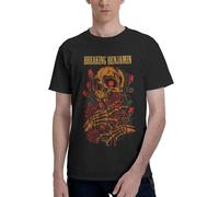 Benjamin Rock Band T-Shirt Homme - Confortable, 100% Coton, Manches Courtes, Coupe Classique, Style Rock, Cadeau pour Les Fans de Rock X-Large