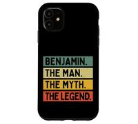 Benjamin The Man The Myth The Legend Funny Personnalisable Coque pour iPhone 11